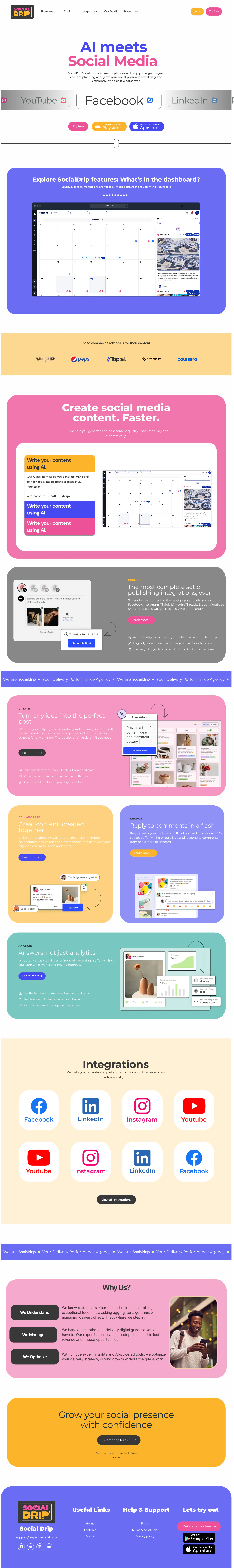 Social Drip project